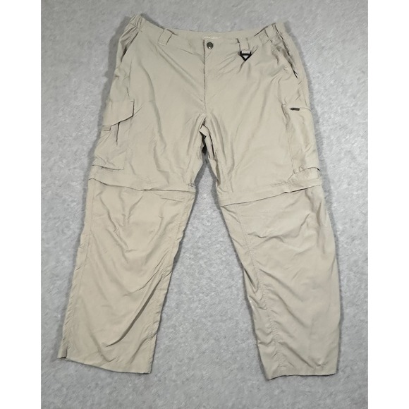 Lot of 2 Pair Columbia PFG Omni-Shade Nylon Convertible Pants Men's 40x32 - Picture 2 of 16
